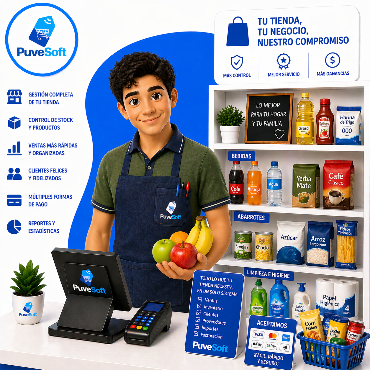Tiendas en general