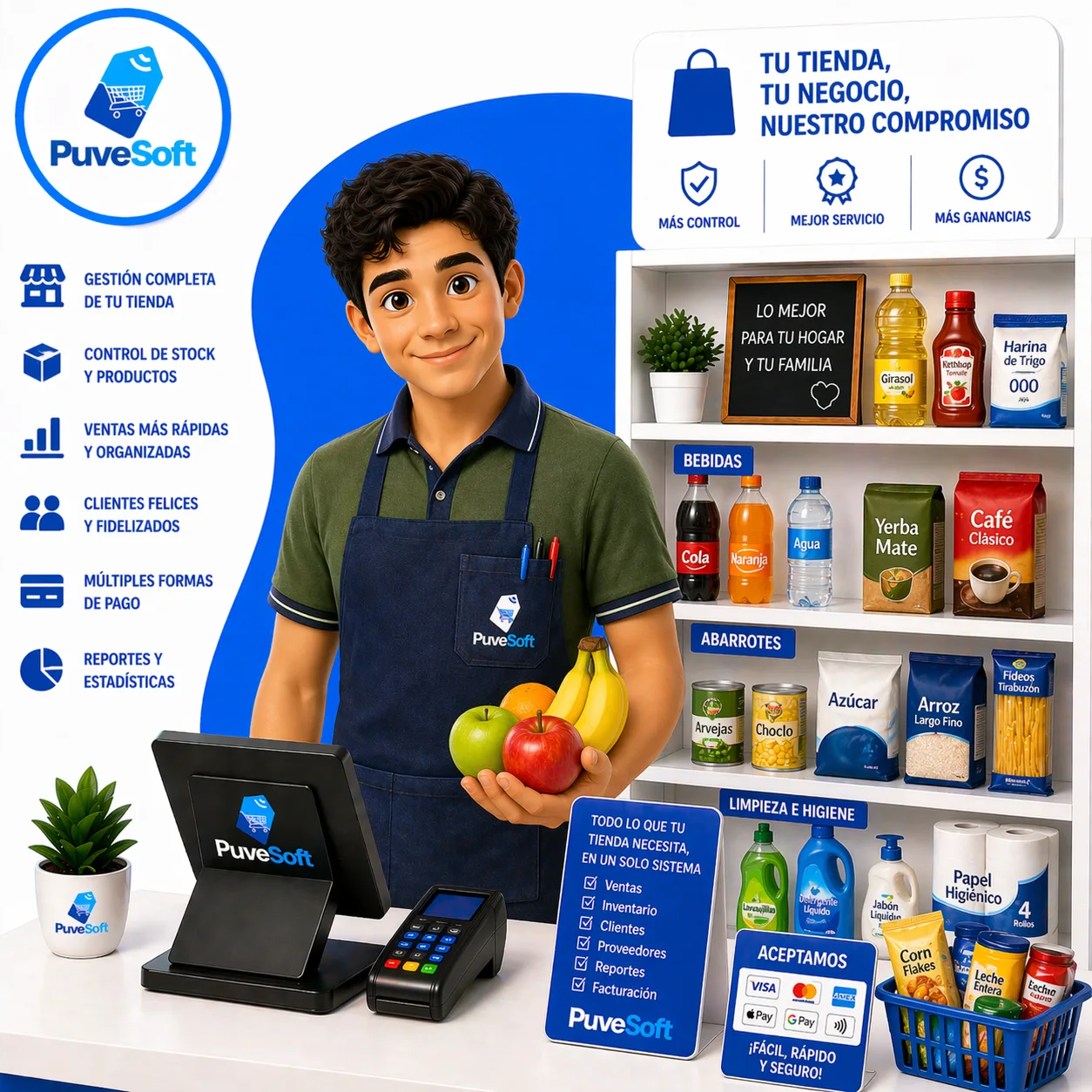 Tiendas en general